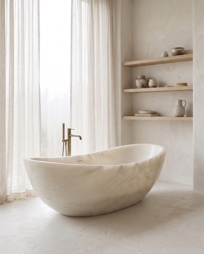 Perla — Han White Jade Bathing Vessel