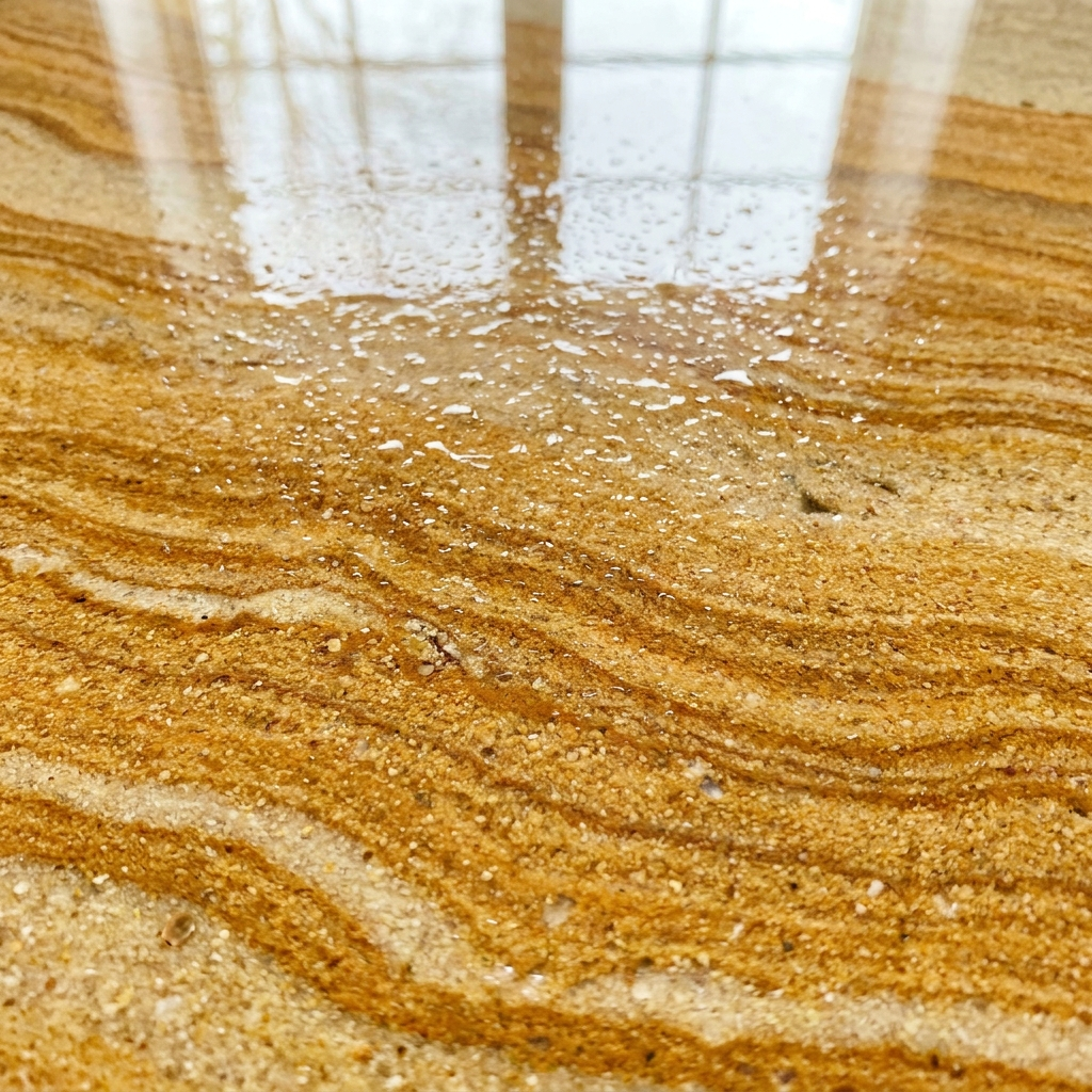 Dune — polished stone detail, Atelier Earthmade