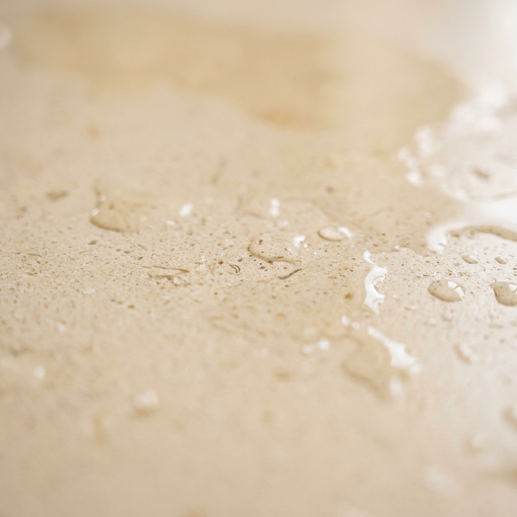 Aura — polished stone detail, Atelier Earthmade