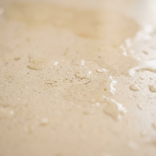 Aura — polished stone detail, Atelier Earthmade