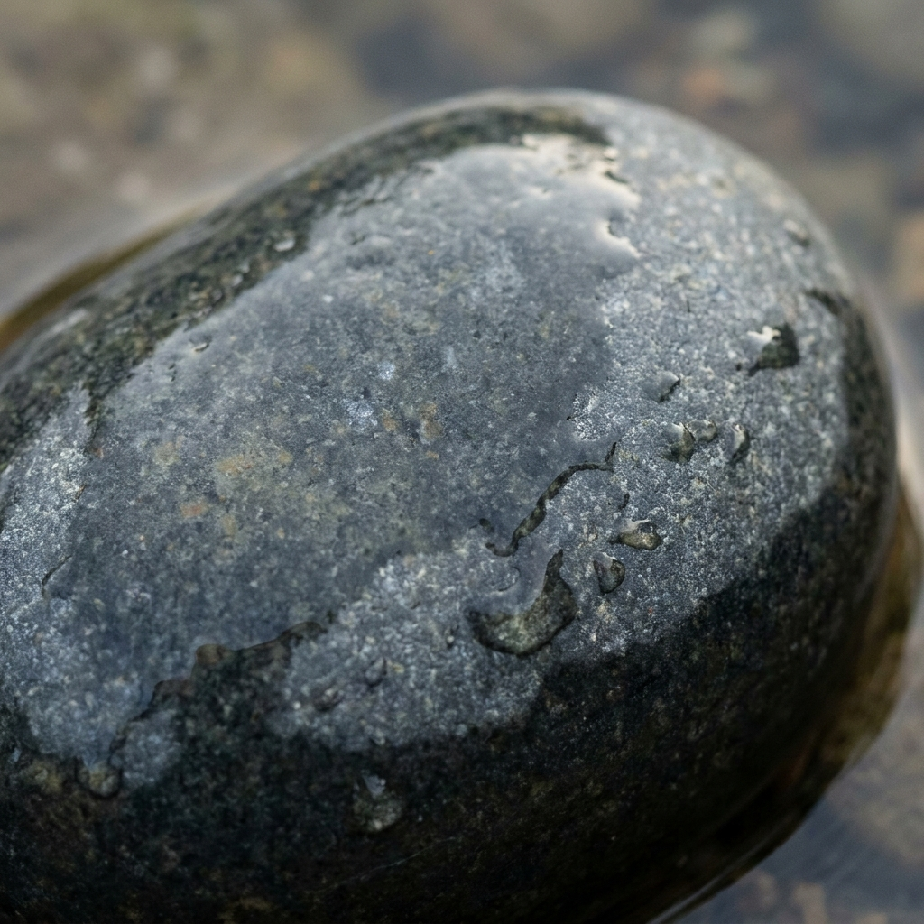 Erebus — polished stone detail, Atelier Earthmade