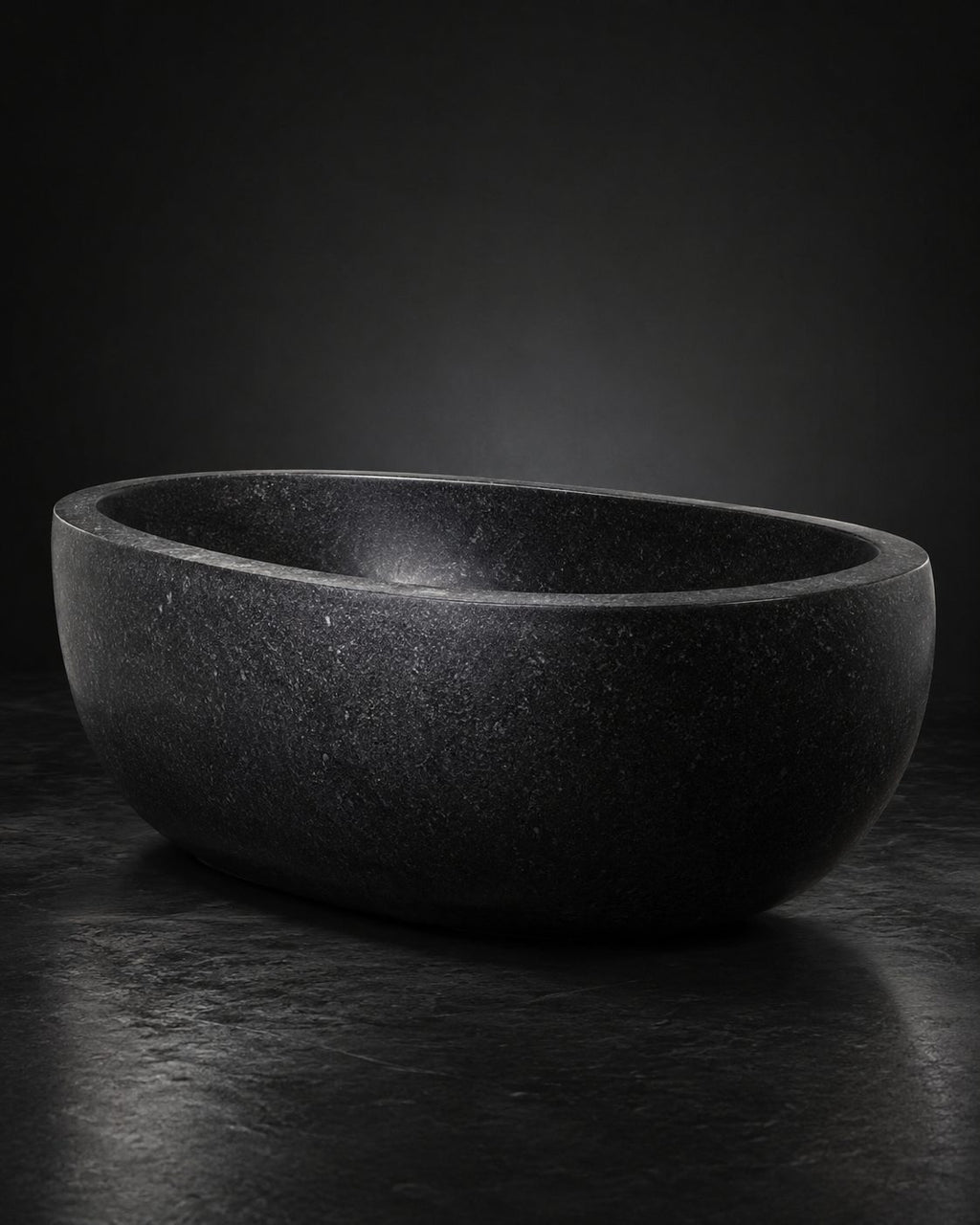 Atlas in Black Granite