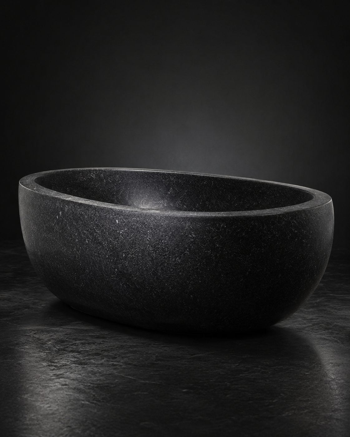 Atlas in Black Granite