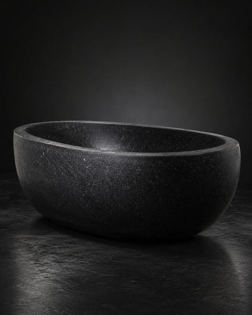 Atlas in Black Granite